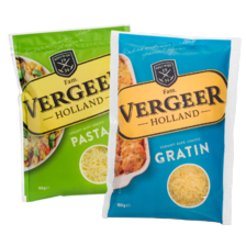 Vergeer geraspte kaas
